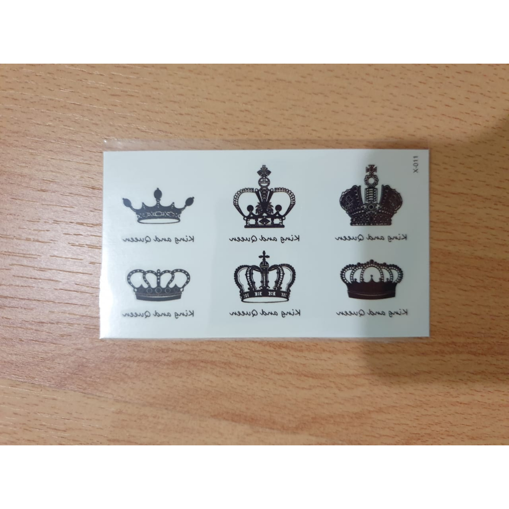 Tato Temporer Temporary Tattoo Tato anti air Sticker Air Premium Quality 100% Barang Import