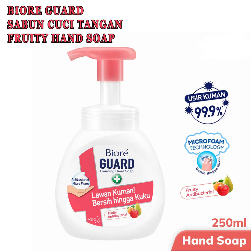 Sabun cuci tangan* Biore Guard* Fruty* 250ml