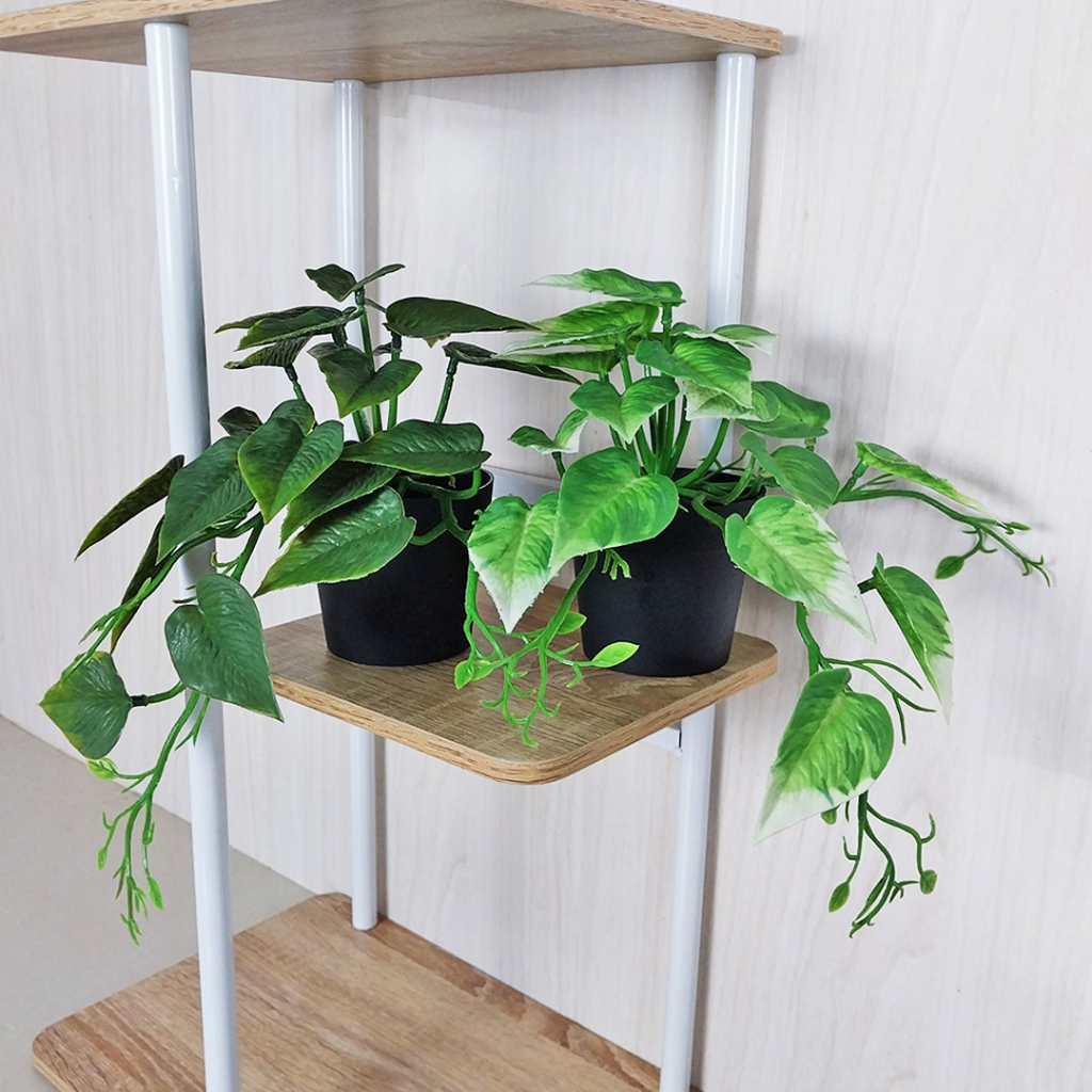 Pot Tanaman Hias Plastik Dekorasi Rumah Murah Tanaman Hias Juntai Ornamen Artificial Flowers PBP115