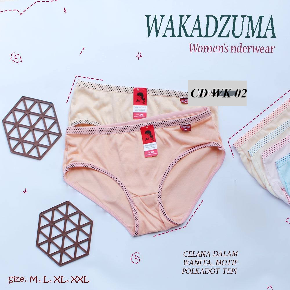 CD Wanita WAKADZUMA WK 02 | celana dalam berkualitas | Cd Murah | CD Perempuan Motif Bintik