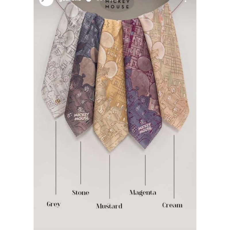 Disney Mickey Mouse Scarves Geulis
