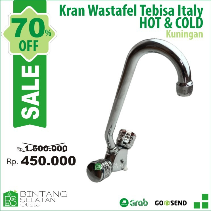 Kran  Keran Bak Cuci Piring  Kitchen Sink Panas Dingin Italy