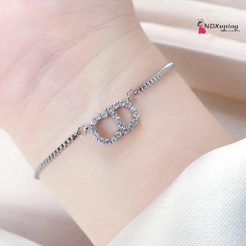 Gelang Tangan Serut Titanium Fashion Wanita Perhiasan N05052301