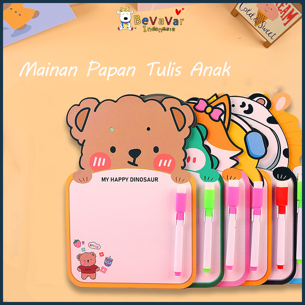 

BEVAVAR Mainan Papan Tulis Anak White Board Lucu Drawing/Writing Tablet