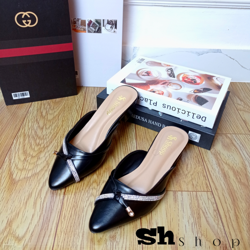 sendal wanita terbaru 2023 sendal heels mules 3m