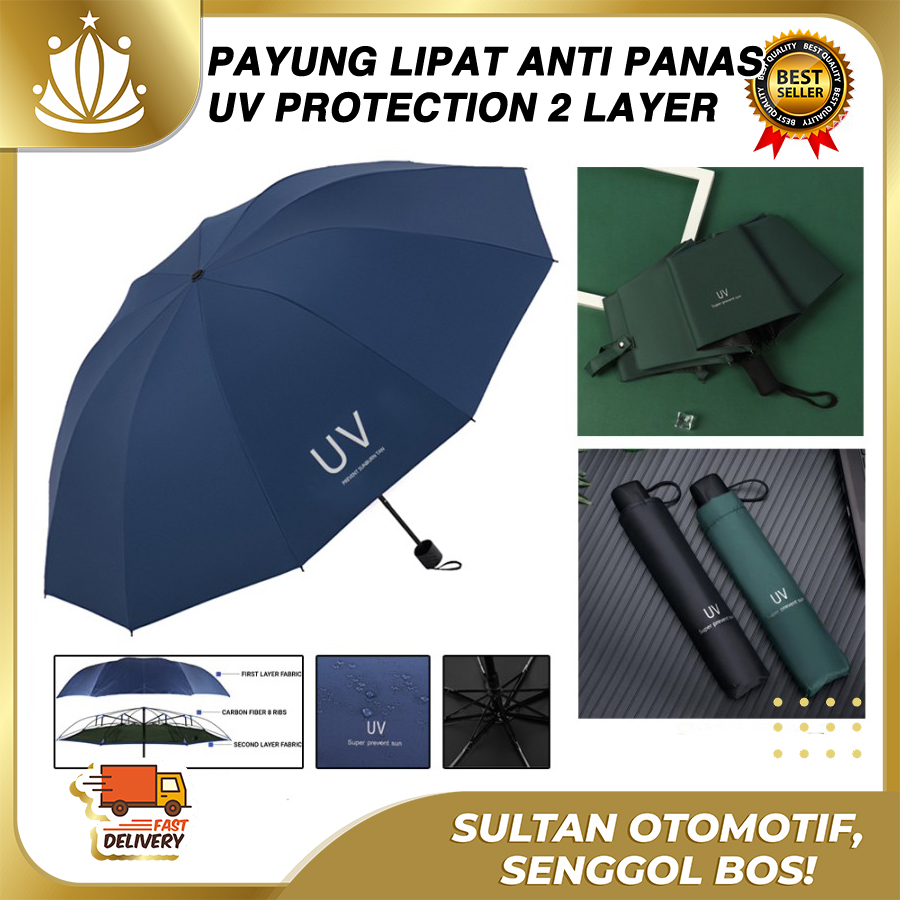 Payung Lipat Anti Sinar UV Waterproof