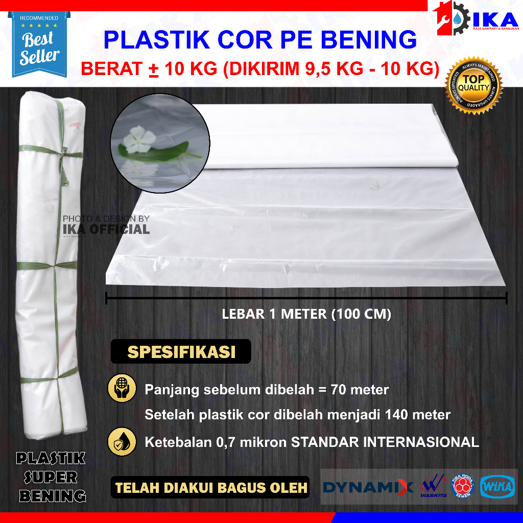 (KHUSUS GOJEK/GRAB) PLASTIK COR BENING ± 6 7 10 KILOGRAM TERMURAH TEBAL / SARUNG PENUTUP / TEBAL 2 LAPIS COVER SHEET