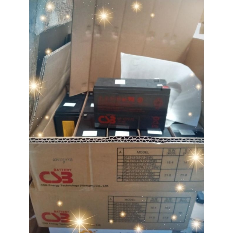 Aki Vrla CSB 12v 7.2ah sekelas Panasonic original