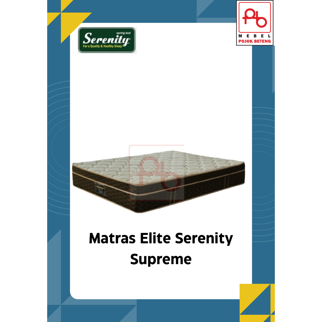 MATRAS Springbed Elite Serenity Supreme 90 100 120 140 160 180 200 Jogja (KASUR SAJA)