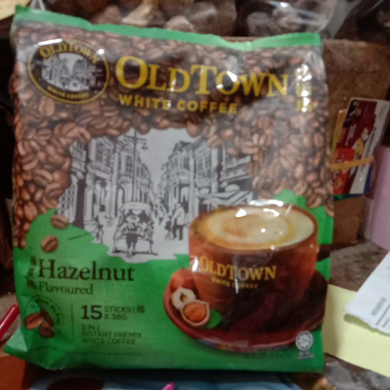

Oldtown white coffee hazelnut 3in 1