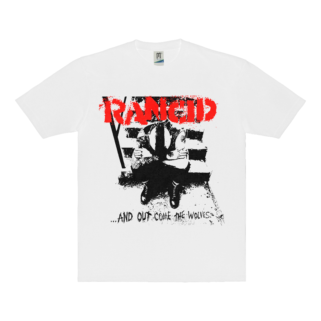 KAOS BAND RANCID VINTAGE | T-SHIRT BAND RANCID | RANCID PUTIH