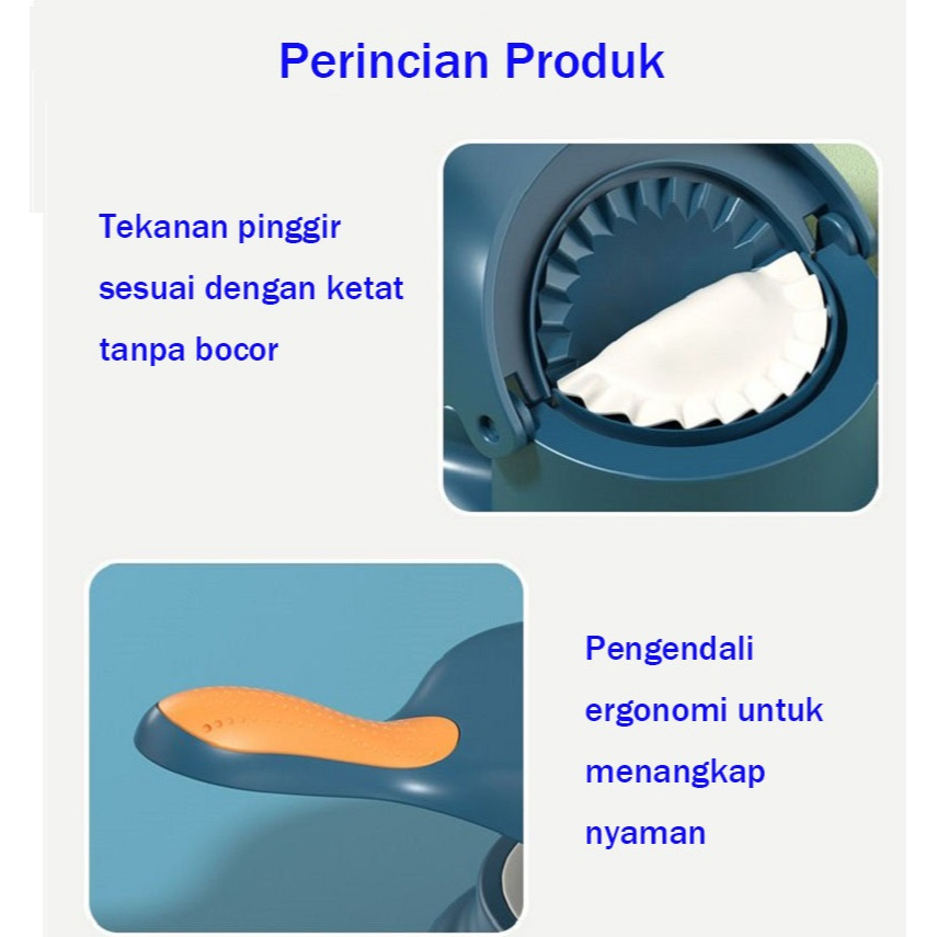 Mi.more Cetakan Pastel /Alat Pembuat Kulit Pastel /Alat Cetak Kulit Pangsit / Cetakan Pastel 2 in 1 / Cetakan Adonan Pangsit 2 In 1 Dumpling Tool