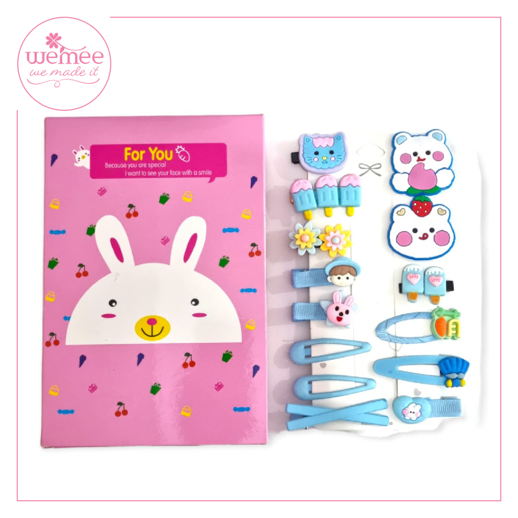 Jepit Rambut Anak - Set 14pcs - Jepit Rambut Lucu