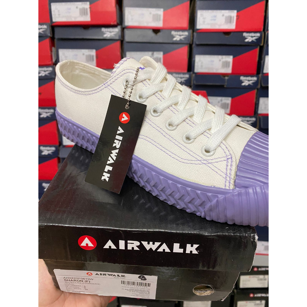 Airwalk Sharon White Lilac Women's Shoes Original