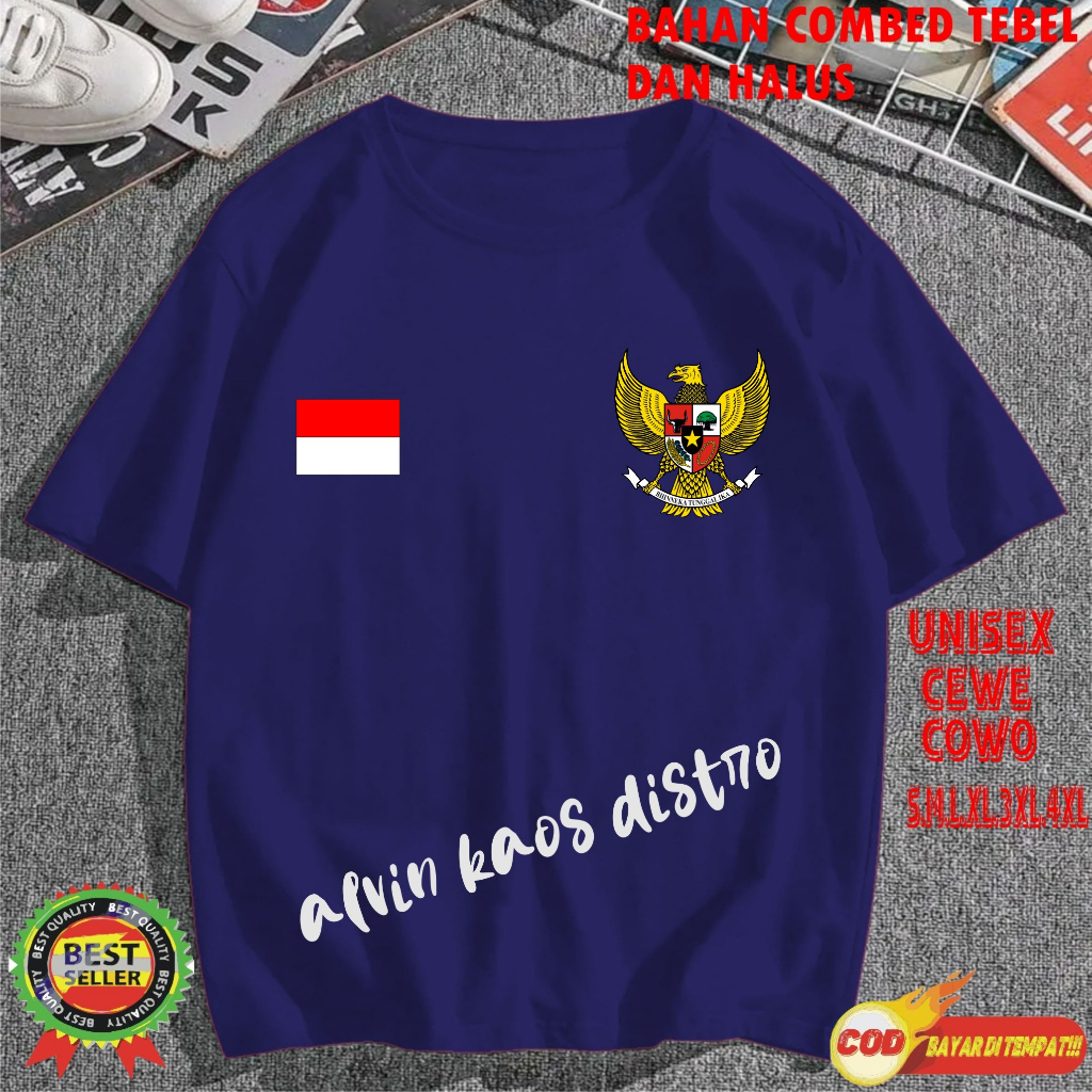 Beli 10 Gratis 1Pc Random Kaos DTF Logo Garuda Bendera  HUT RI 78 17 AGUSTUS 1945 2022 KEMERDEKAAN INDONESIA Kaos Pria Kaos Murah Kaos katun Kaos Bergambar Kaos Distro Kaos Pria Wanita Kaos Kata2Best Seller