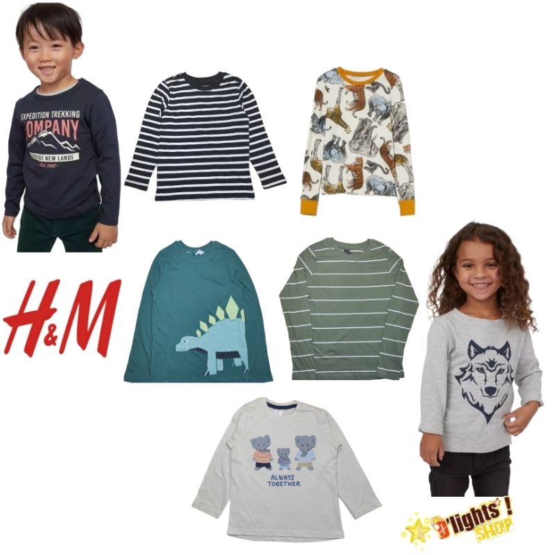 kaos anak cowok h&m