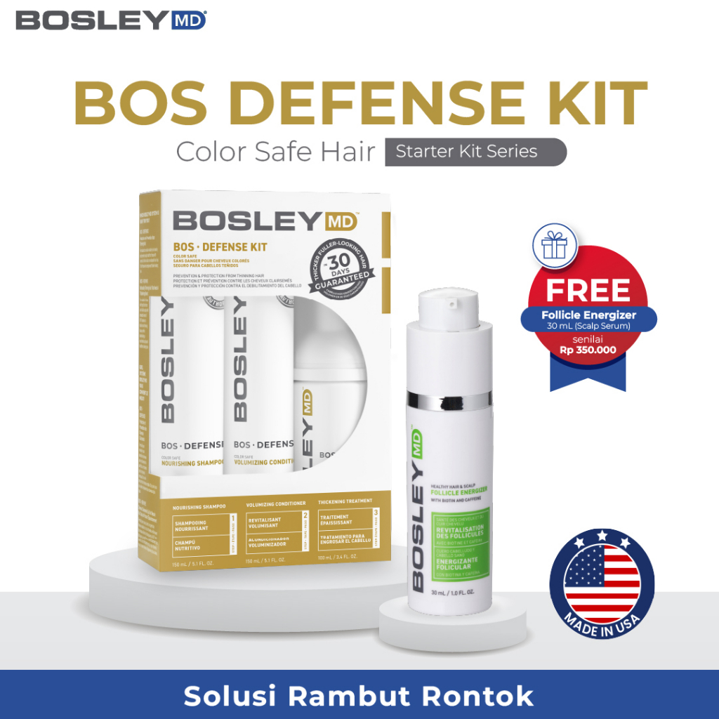 BosleyMD BOSDefense Color Safe Starter Kit - Haircare Original