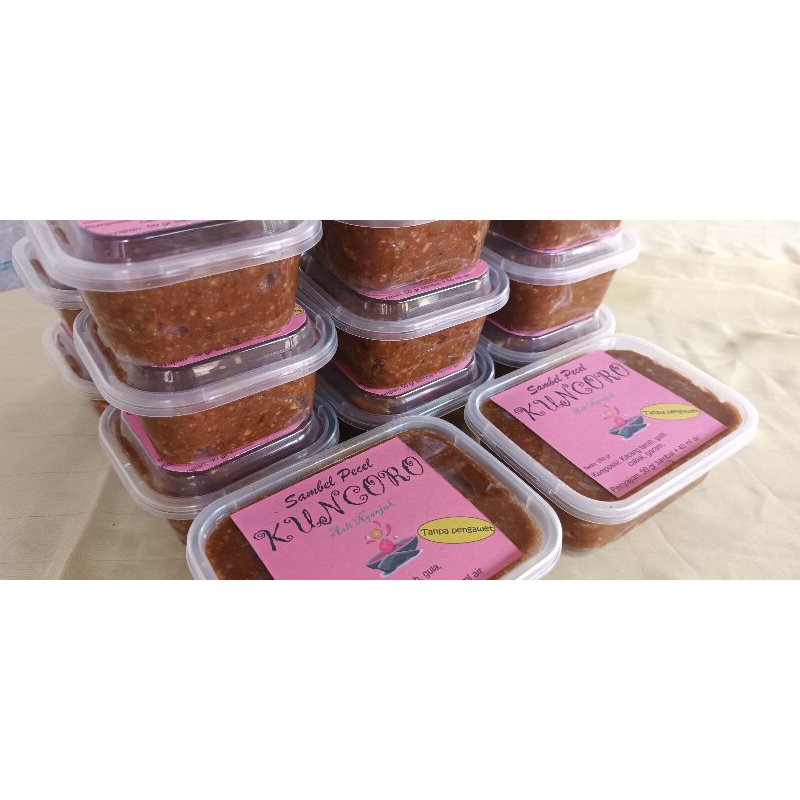 

Sambel Pecel / Sambal Pecel / Bumbu Pecel merk Kuncoro asli warisan leluhur 250gr