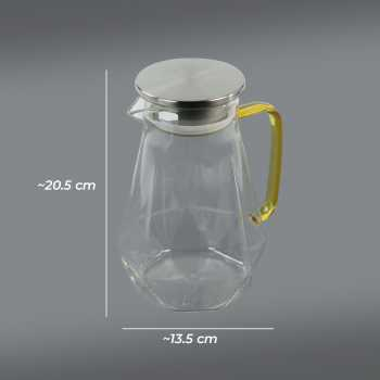 TD-DA1 BORREY Teko Pitcher Teh Chinese Teapot Glass 1500ml - BRO-046