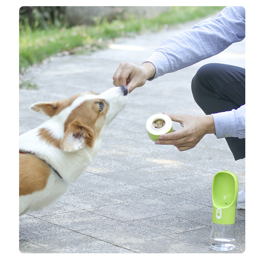 DONGWU PET CUP WATER BOTTLE 3IN1 - TEMPAT MINUM HEWAN - DRINKING BOTTLE PET TREVEL 138804