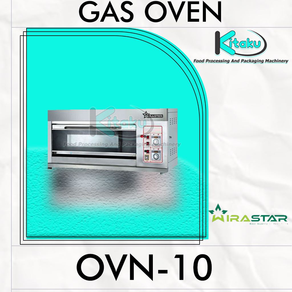 Mesin Oven GAS 1 DECK 1 TRAYS OVN-10 Wirastar