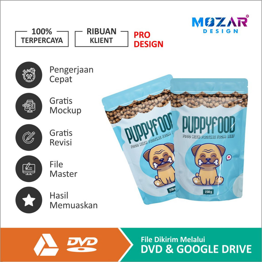Desain Kemasan Pouch, Box, dll