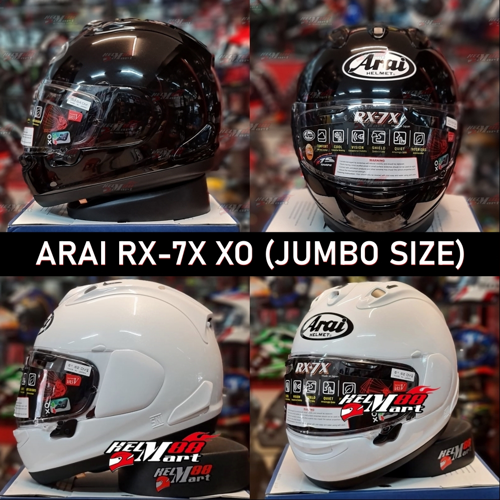 ARAI RX-7X XO (Big Size XXL- XXXL) Solid Helm Full Face Helm Arai RX7X