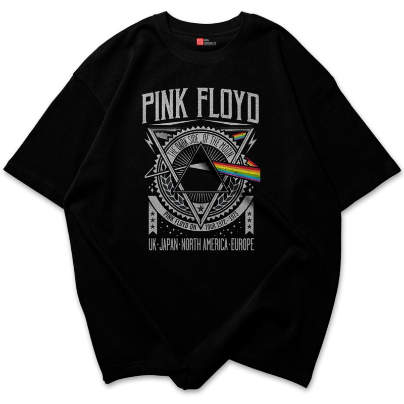 KAOS OVERSIZE HITAM PINK FLOYD - ON TOUR 1972