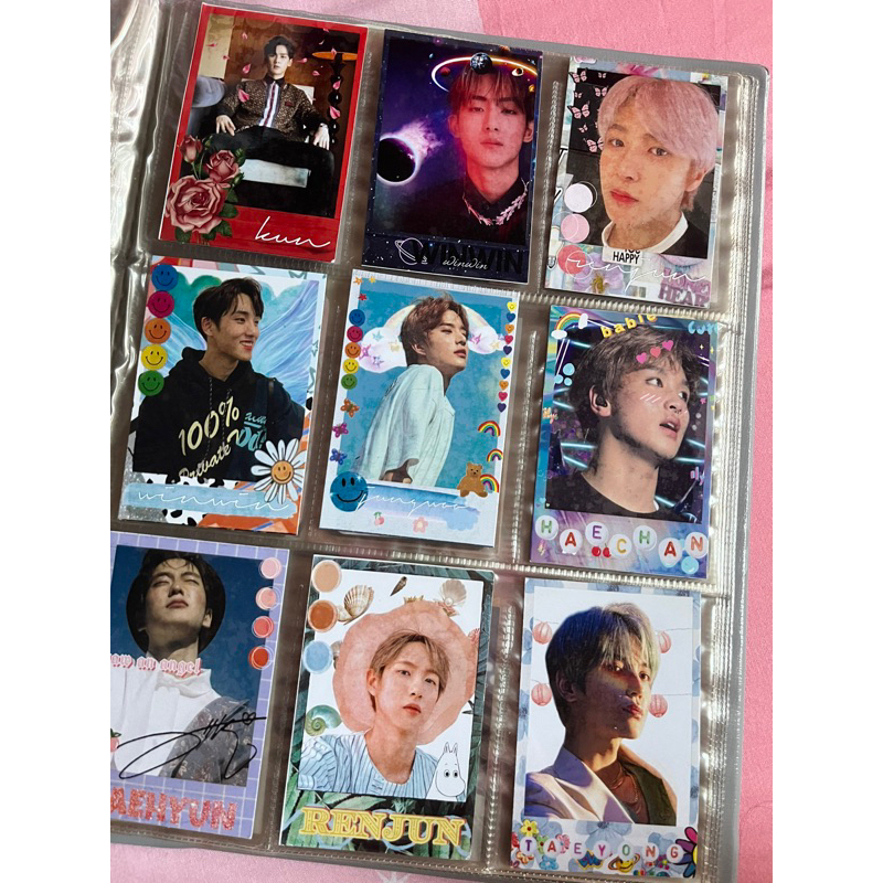 FREEBIES KPOP UNOFFICIAL PC HOLO PHOTOCARD POLAROID TRANSPARENT