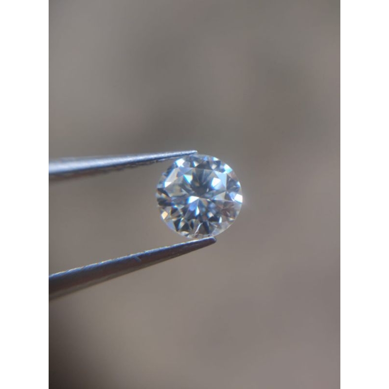 natural berlian banjar 0,35 crats putih bagus blink blnk