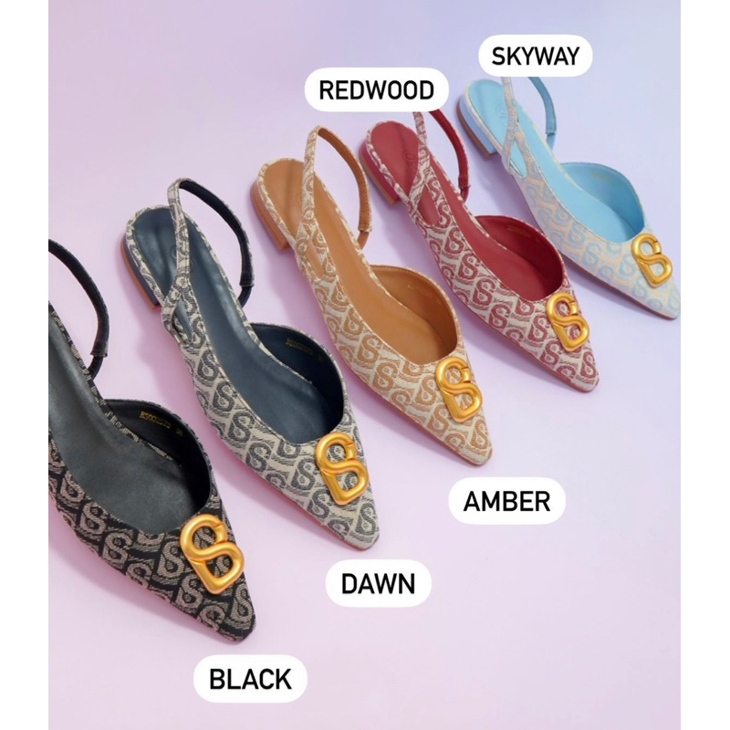 Bimu Slingback Shoes Black Buttonscarves Bs Store Bslady