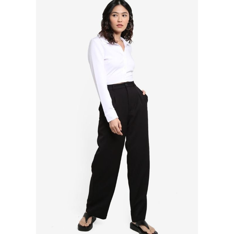 RX FASHION - AMILLA BLOUSE CROP WANITA