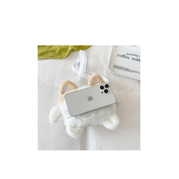 Tas selempang cartoon kostum catty bahan plush