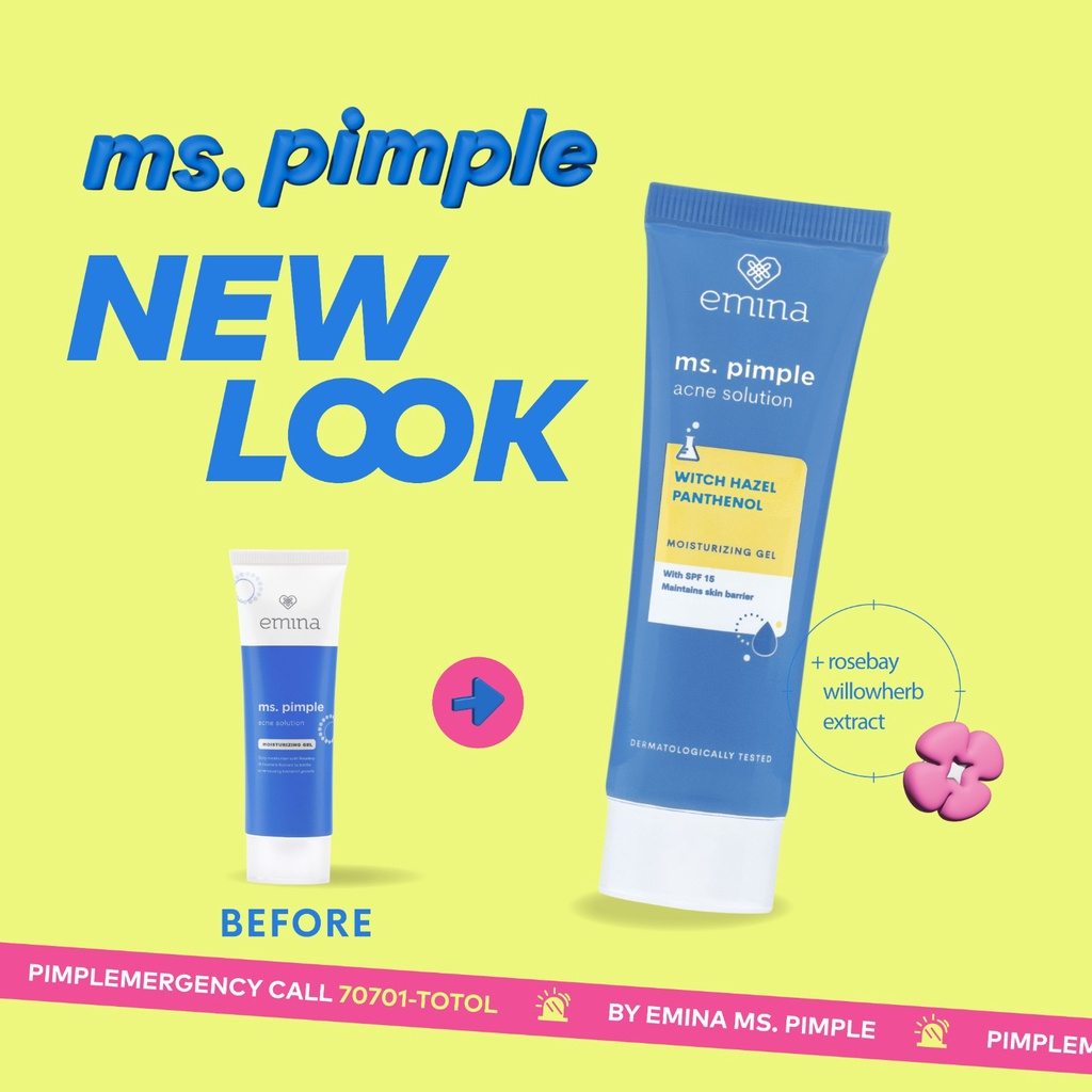 Emina ms. Pimple Acne Solution Moisturizer Gel