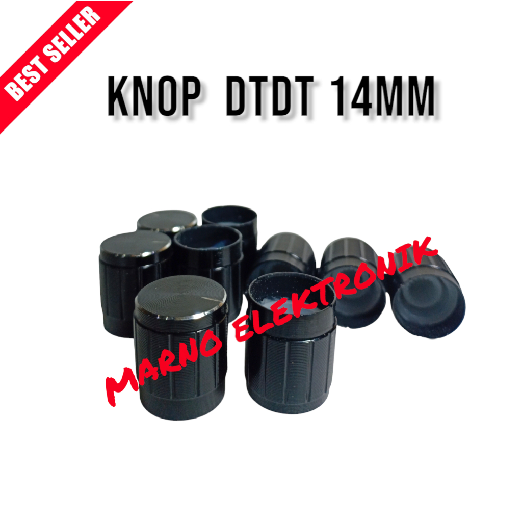 KNOP POTENSIO 14MM 14 MM KENOP PUTARAN POTENSIO ALUMINIUM