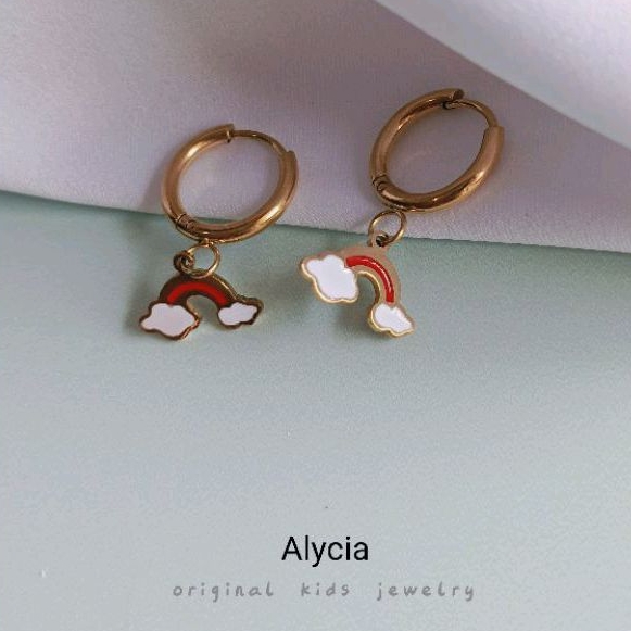 anting anak titanium pelangi gempita anti karat