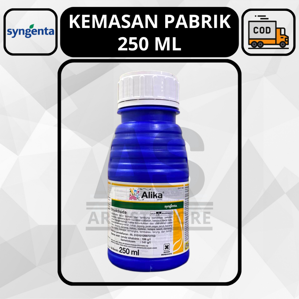 Insektisida ALIKA 247 ZC 250ml Kemasan Pabrik Syngenta Original Bahan Aktif Lamda Sihalotrin dan Tia