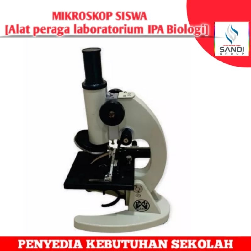 

Mikroskop Siswa Monokular , Alat peraga laboratorium IPA Biologi