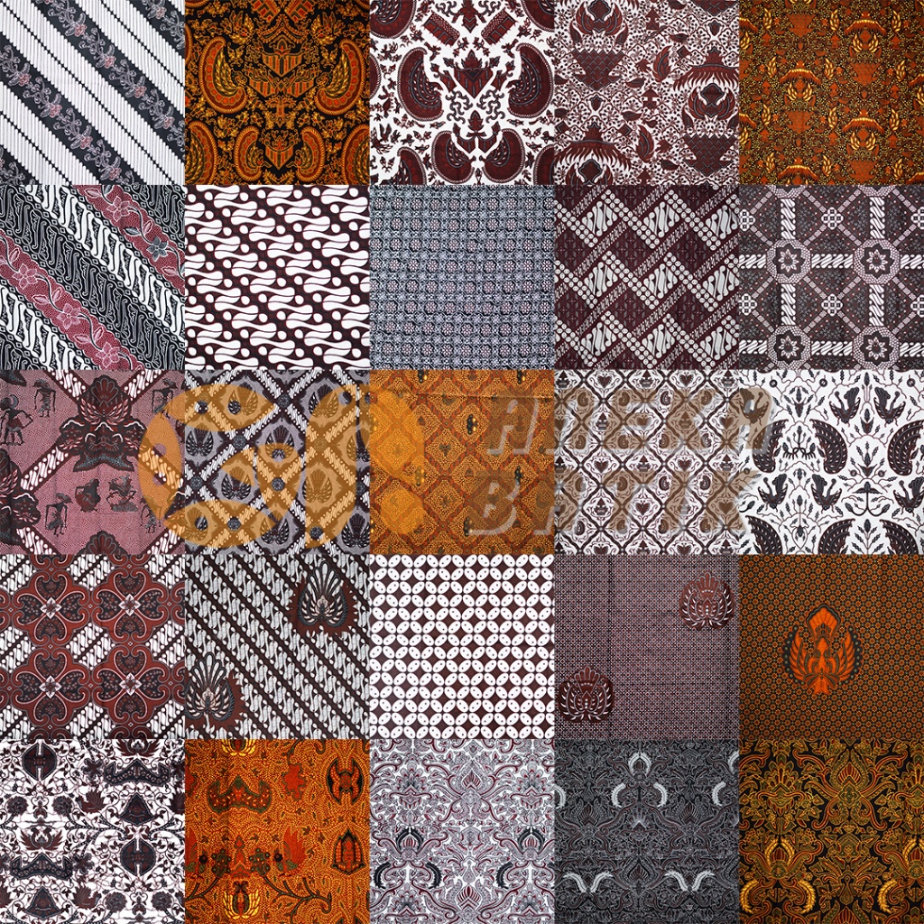 Kain Jarik Katun Halus Batik Motif Corak Putih