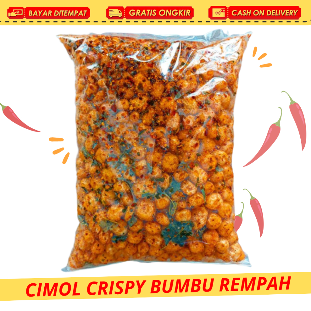 

CIMOL KERING PEDAS DAUN JERUK BUMBU REMPAH 500 GRAM