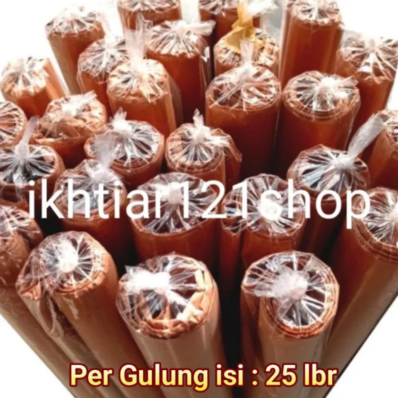 

Paket 25 lembar Kertas Kopi Sampul Warna Cokelat/Kertas Packing Warna Coklat
