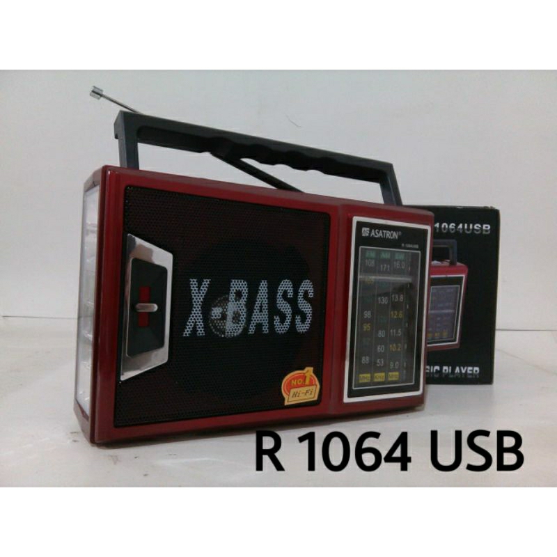 Radio Asatron R 1064 portable Radio senter Radio klasik 1064
