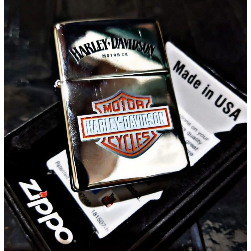 Korek Api Zippo Harley davidson Lighter Unik Print uv kualitas Premiun