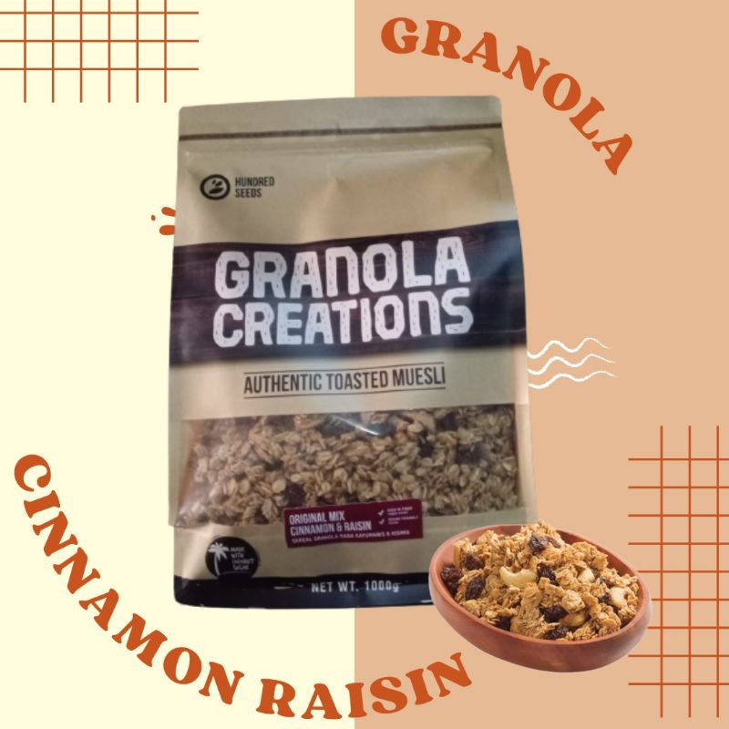 

granola cinnamon n raisin 1kg