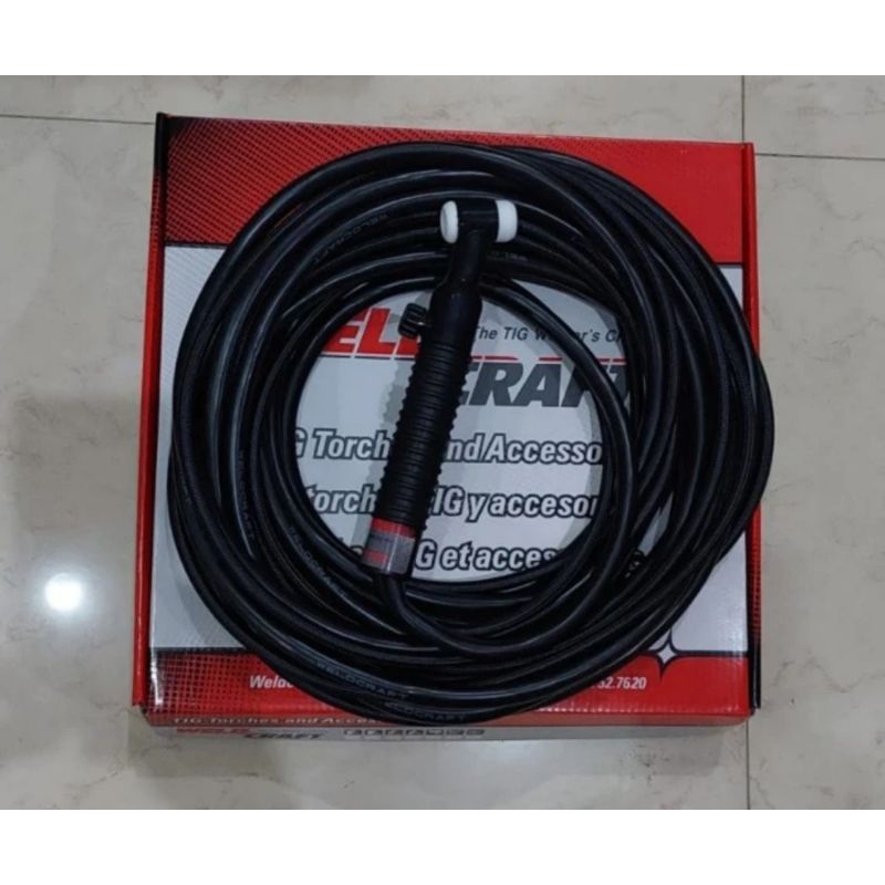 Tig torch stang las argon merk Weldcraft WP26V - 25 - 2 original