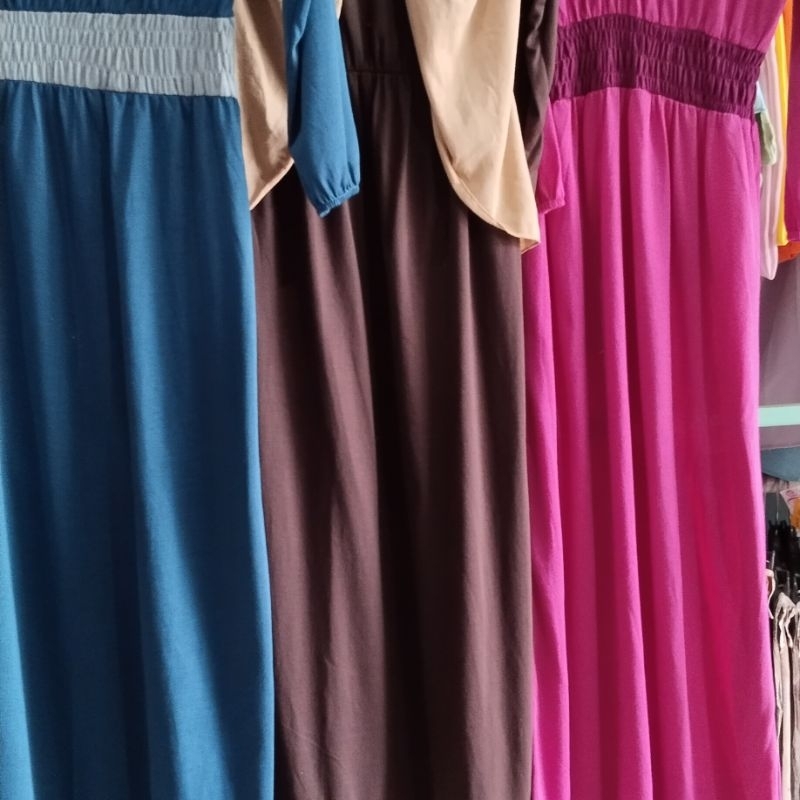 gamis harian 100rb dapat 3 pcs