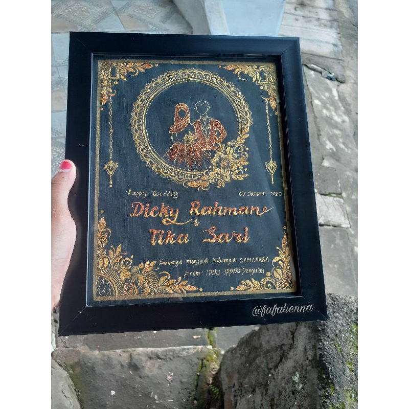 Kado unik, Henna craft, figura/frame