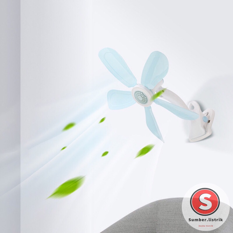 Kipas Angin Jepit 20W 3 IN 1 / Mini Fan Jepit / Clip Fan 20Watt / Garansi