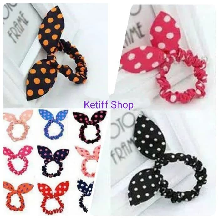 Karet rambut daun elastis kecil