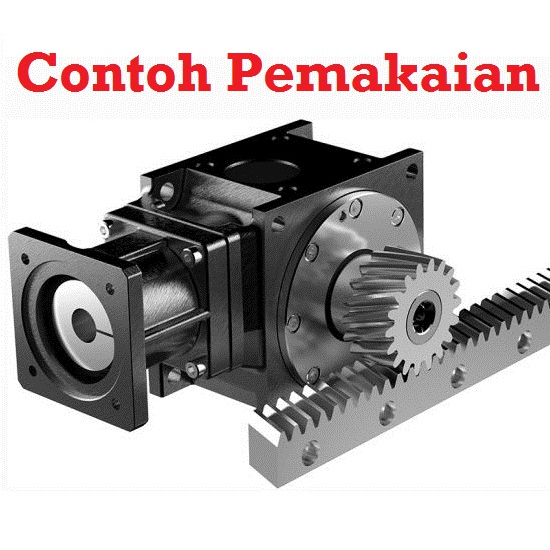 [HAEBOT] Straight Rack Gear Pinion Rackgear 30T 1M Bore 14mm 16mm CNC Lurus Router Plasma Laser Mesin Spur Industri Module 1 Transmisi X Y Axis